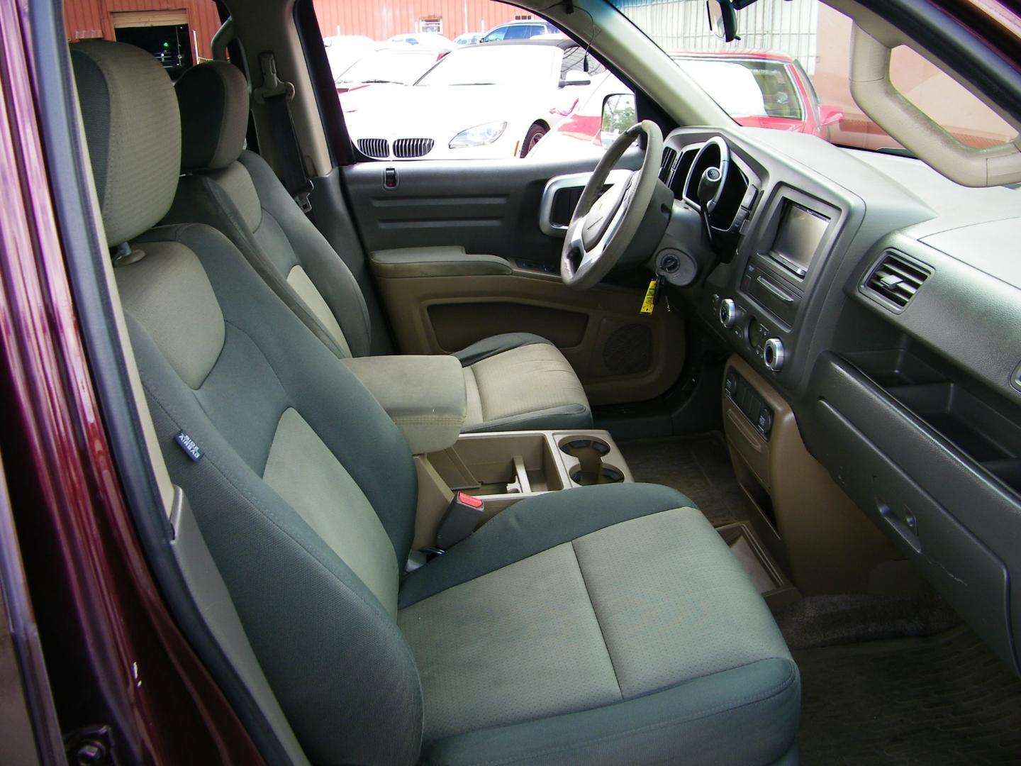 2007 Maroon /Grey Honda Ridgeline RT (2HJYK16267H) with an 3.5L V6 SOHC 24V engine, 5-Speed Automatic Overdrive transmission, located at 4000 Bee Ridge Road, Sarasota, FL, 34233, (941) 926-0300, 27.298664, -82.489151 - Photo#11